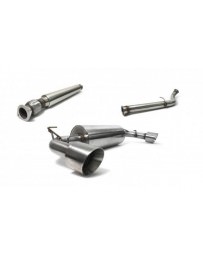 Toyota GT86 Perrin Performance Catback Exhaust 3.0" with Dual Tips & Resonator Brushed