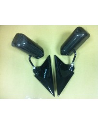 370z EVO-R Carbon light weight GT mirrors - Black