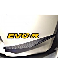 370z EVO-R 09-12 Carbon front bumper canards splitter