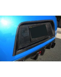 370z EVO-R Carbon rear license plate cover