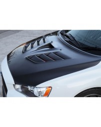 Varis VSDC Vented Hood Version 2 Mitsubishi EVO X CZ4A 08-15