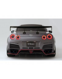 Varis All Carbon GT Wing Euro Edition Center Mount for Varis Trunk with Reinforcement Plate Nissan GTR R35 09-20