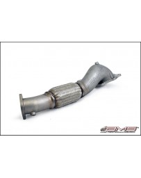 AMS Performance 08-15 Mitsubishi EVO X Widemouth Downpipe with Turbo Outlet Pipe