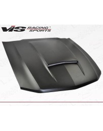 VIS Racing 2010-2012 Ford Mustang Stalker Fiber Glass Hood