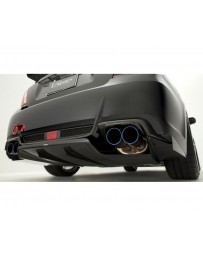 Varis Rear Carbon Diffuser Aftermarket Exhaust Subaru STi GVB Sedan 08-16