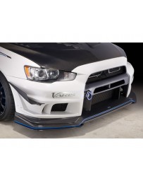 Varis Front Bumper System 4 Version 2 w/Version 2 FRP Lip Mitsubishi EVO X CZ4A 08-15