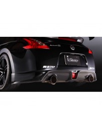 Varis Rear Carbon Half Spoiler Diffuser Section in Carbon Nissan 370Z 09-18