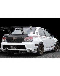 Varis Rear Carbon Diffuser Subaru STi GDB C-D-E 02-15