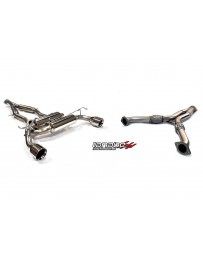 370z Tanabe Medallion Touring Dual Muffler C/B + Y-Pipe Exhaust System