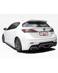 VIS Racing 2011-2013 Lexus CT 200H Vip Rear Bumper