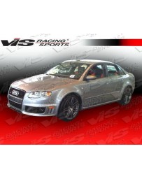 VIS Racing 2006-2008 Audi A4 4Dr Rs4 Conversion Side Skirts