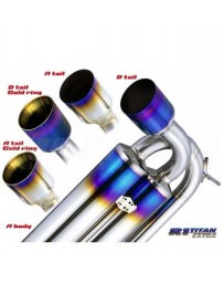 370z Power House Amuse R1 Titan Extra STTI AxleBack Exhaust System (Non-Gold Ring) -