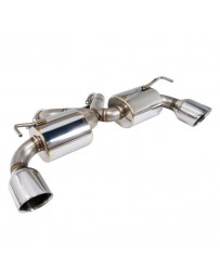 370z Remark V2 Axle Back Exhaust w/Stainless Steel Double Wall Tip