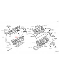 Nissan OEM VK45 Engine Cylinder Head - RH bank