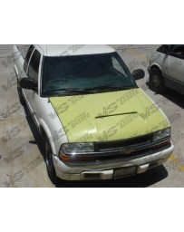 VIS Racing 1994-2004 Chevrolet S10 Fiber Glass Outlaw Type 1 Hood