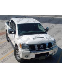 VIS Racing 2004-2007 Nissan Titan Fiber Glass Outlaw Type 1 Hood