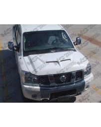 VIS Racing 2004-2007 Nissan Titan Fiber Glass Outlaw Type 2 Hood