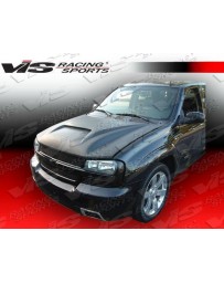 VIS Racing 2002-2008 Chevrolet Trail Blazer Fiber Glass Outlaw Type 1 Hood