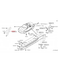 350z Nissan OEM Finisher Front Pillar RH 06-08