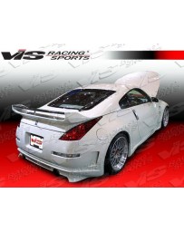 VIS Racing 2003-2008 Nissan 350Z 2Dr Invader Type 3 Spoiler With Carbon Fiber Center Deck