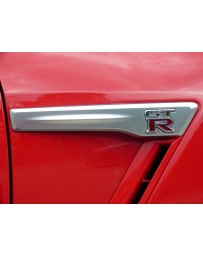 R35 GT-R Nissan OEM Front Fender Emblem Finisher, RH 15+
