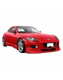 VIS Racing 2004-2008 Mazda Rx-8 2Dr Invader 2 Front Lip Polyurethane