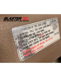300ZX Z32 Blaster Z Interior Decal Kit 1990-1995