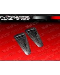 VIS Racing 2009-2020 Nissan Skyline R35 Gtr Oem Style Carbon Fiber Hood Scoops