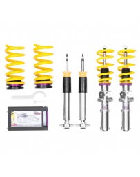 Mustang 2015+ KW Suspensions 1.2"-2.0" x 0.8"-1.5" V1 Inox-Line Coilover Lowering Kit