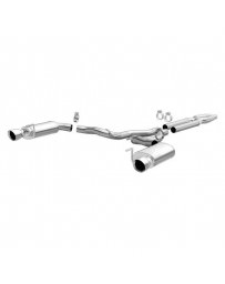 Mustang 2015+ MagnaFlow Street Series Stainless Steel Cat-Back Exhaust System with Dual Split Rear Exit