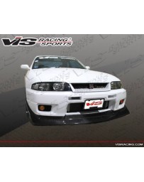 VIS Racing 1995-1998 Nissan Skyline R33 Gtr 2Dr V Speed Carbon Fiber Lip