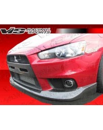 VIS Racing 2008-2014 Mitsubishi Evo 10 Oem Style Carbon Fiber Front Lip