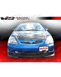 VIS Racing 2002-2003 Honda Civic Si Hb Techno R Carbon Fiber Front Lip