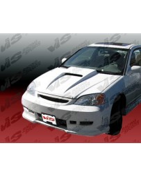 VIS Racing 2001-2003 Honda Civic 2Dr/4Dr Z1 Boxer Front Bumper Polyurethane