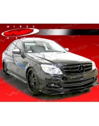 VIS Racing 2008-2011 Mercedes C- Class W204 4Dr Jpc Front Lip Polyurethane