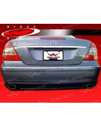 VIS Racing 2007-2009 Mercedes E Class W211 4Dr Jpc Rear Lip Polyurethane