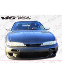 VIS Racing 1995-1996 Nissan 240Sx 2Dr Quad Six Front Bumper