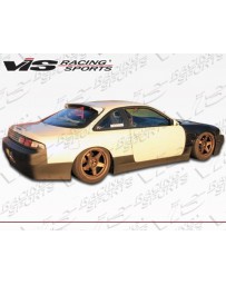 VIS Racing 1995-1998 Nissan 240Sx 2Dr Quad Six Rear Bumper