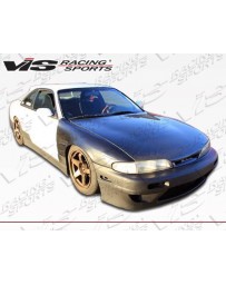 VIS Racing 1995-1998 Nissan 240Sx 2Dr Quad Six Side Skirts