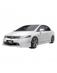 VIS Racing 2006-2011 Honda Civic 4Dr Techno R 1 Side Skirts Polyurethane