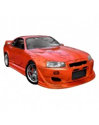 VIS Racing 1999-2004 Nissan Skyline R34 Gtr 2Dr Invader Front Bumper