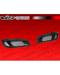 VIS Racing 2010-2012 Hyundai Genesis Coupe Pro Line Carbon Fiber Foglight Garnishes