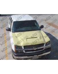 VIS Racing 2003-2006 Chevrolet Silverado Fiber Glass Outlaw Type 1 Hood