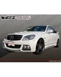 VIS Racing 2008-2014 Mercedes C- Class W204 4Dr Vip Side Skirts