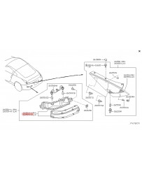 350z Z33 Nissan OEM Body Assy Rear Combination Lamp RH