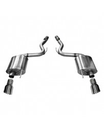 Mustang 2015+ Corsa 2015 3in Axle Back Exhaust Polish Dual Tips (Touring)