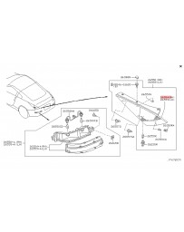 350z DE Z33 Nissan OEM Body Assy Combination Lamp RH