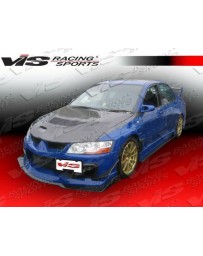 VIS Racing 2003-2005 Mitsubishi Evo 8 4Dr Z Speed Carbon Front Lip