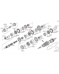 350z Z33 Nissan OEM Bearing Needle Main Shaft