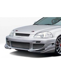 VIS Racing 1999-2000 Honda Civic All Models Avenger Front Bumper Cover